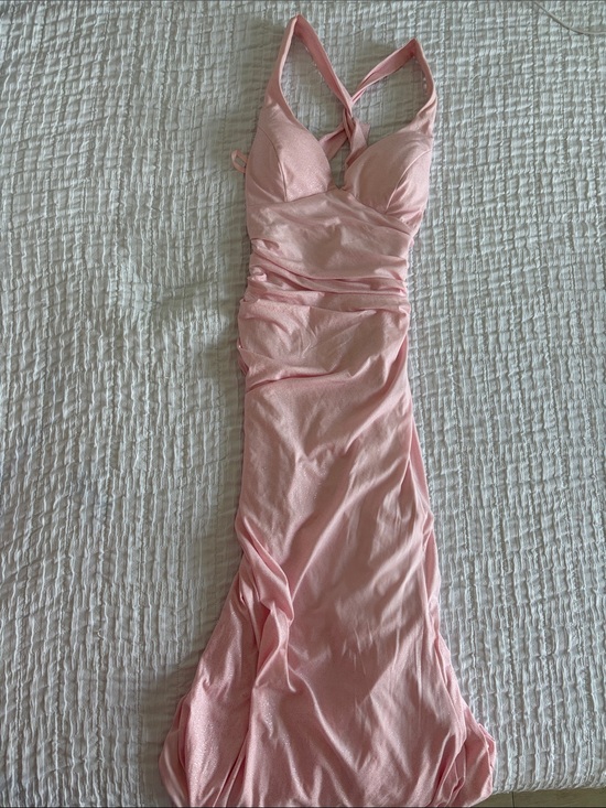 Windsor Dresses & Skirts - Windsor Blush Pink Ruched Halter Bodycon Dress